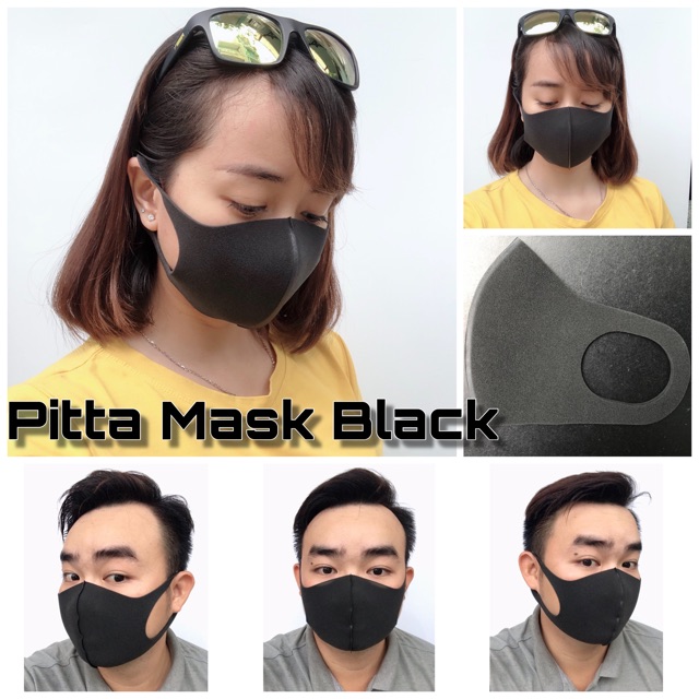 PITTA MASK - KHẨU TRANG NHẬT BẢN PITTA (MÀU ĐEN) | BigBuy360 - bigbuy360.vn