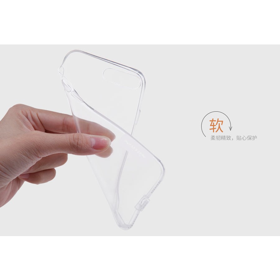 Ốp lưng silicon Nillkin cho Iphone 7 Plus - trong suốt