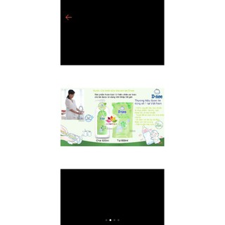 Nước rửa bình sữa D-nee Organic