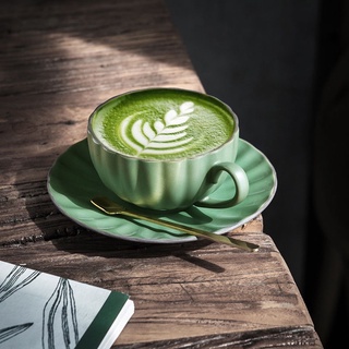 Cốc Cà Phê Sứ Capuchino, Dung Tích 200ml, nhiều màu sắc, không chứa Chì & Cadimi gây hại.