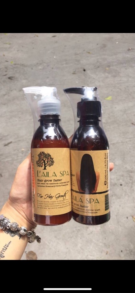 Bộ dầu gội chống rụng tóc - nhanh mọc tóc Laila spa (100% Authentic)