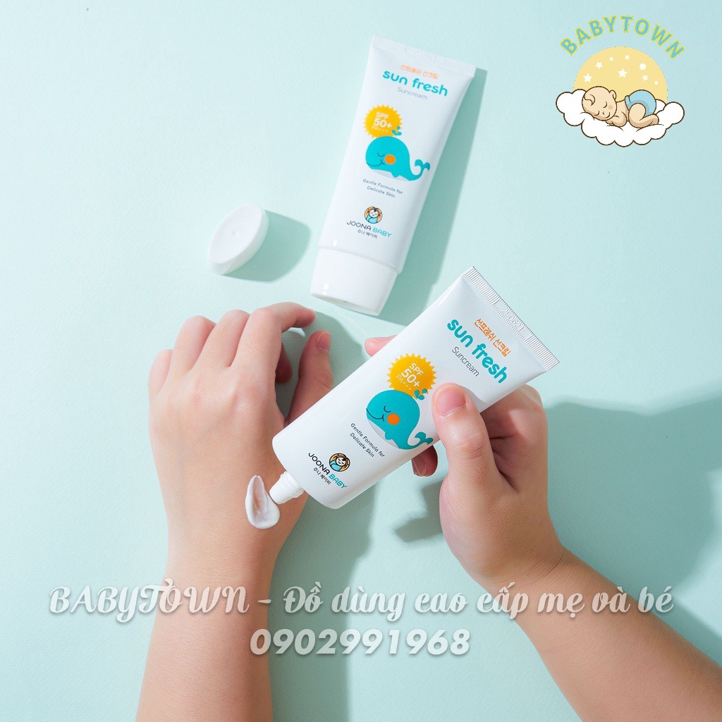 [CHÍNH HÃNG] Kem chống nắng cho bé Sun Fresh - Jonna Baby SPF 50+/ PA+++ 50ml