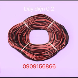 Dây điện 2 lõi-0,2 ly