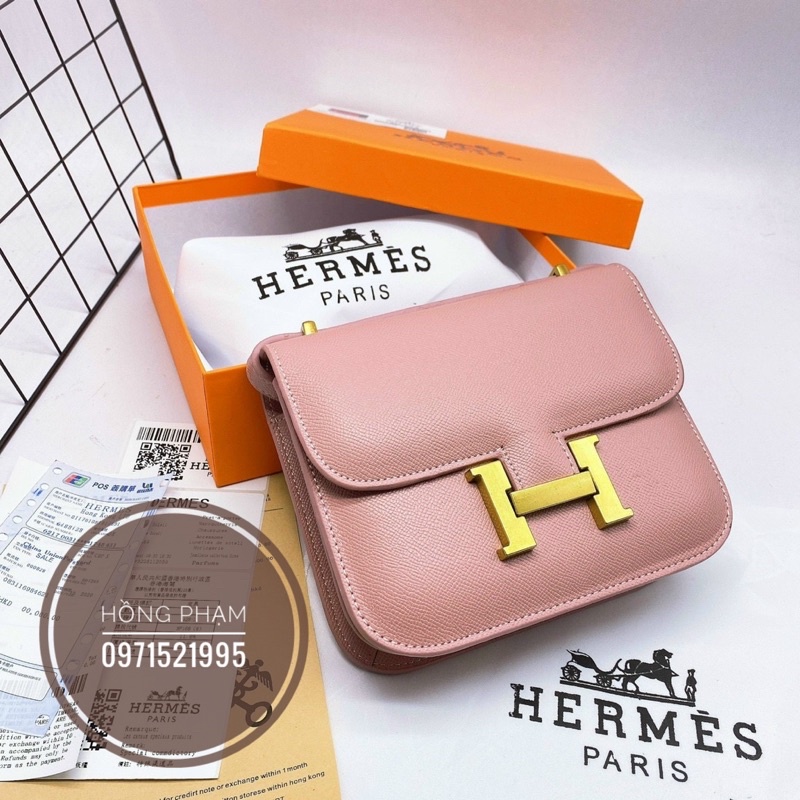 Túi xách nữ túi Hm khoá chữ H sz 19 chuẩn super