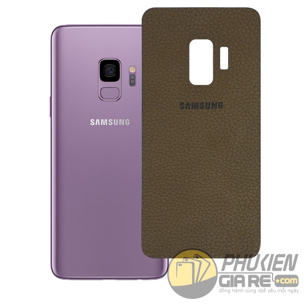 Miếng dán da Galaxy S9 da bò 100% (Made in Việt Nam)