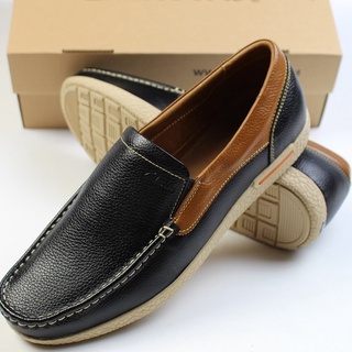 Giày lười da bò nam clarks . giày mọi hàng thailand nhập khẩu