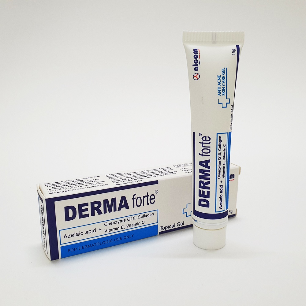 DERMA FORTE Gel Bản Thường / Advanced  gel thoa mụn & thâm 15g