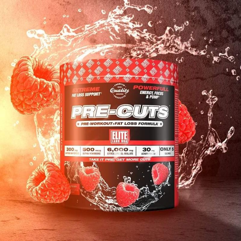 Pre Cut Elitelabs USA - Pre-workout Tăng Sức Mạnh Giảm Mỡ Cực Đỉnh 30 Servings