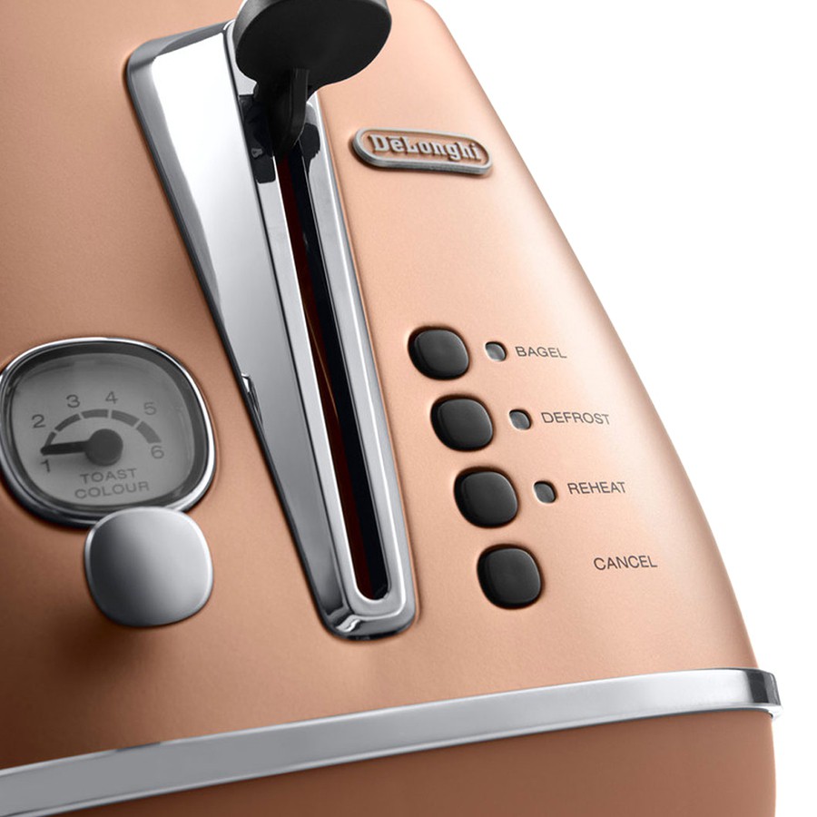 Máy Nướng Bánh Mì Distinta Delonghi CTI 2103.CP (900W)