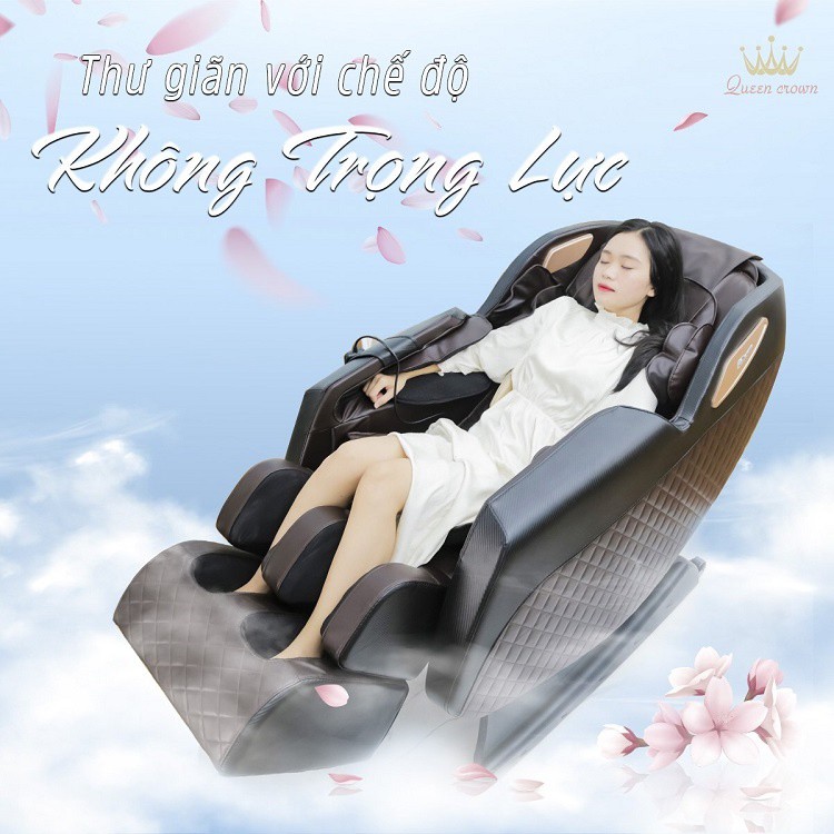 [ HÀNG CHÍNH HÃNG] Ghế Massage QueenCrown QC LX3 - Thiết lập đến 6 bài tập massage chuyên biệt