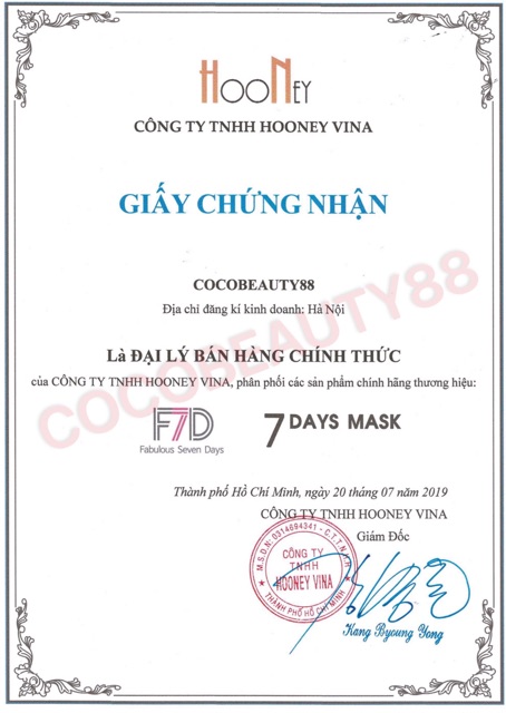 [Chính Hãng] Hộp 7-10 Mặt Nạ Song Joong Ki 7Days Mask | BigBuy360 - bigbuy360.vn