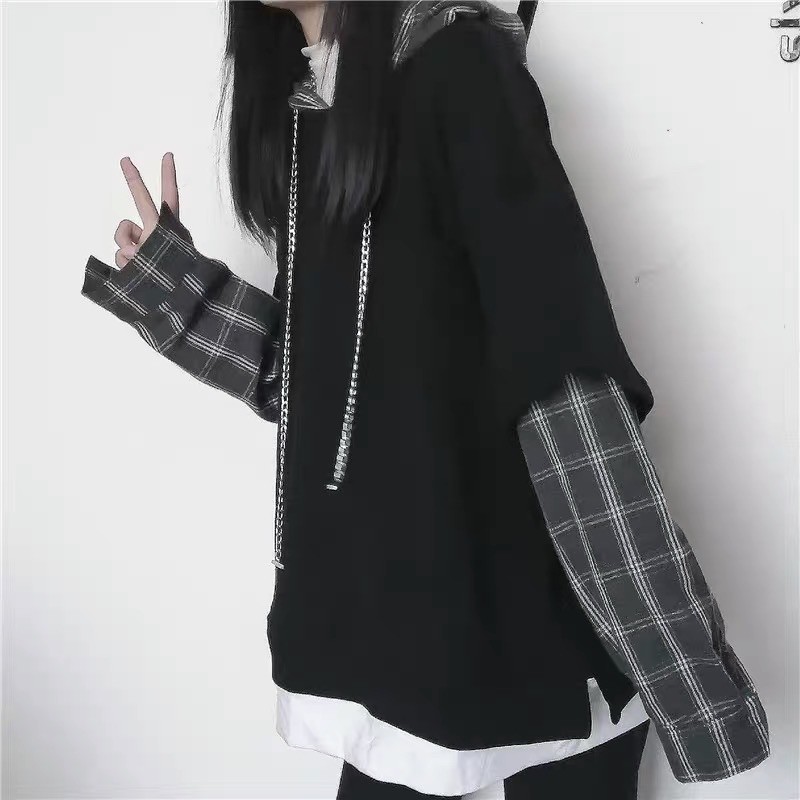 Áo hoodie layer dây xích | BigBuy360 - bigbuy360.vn