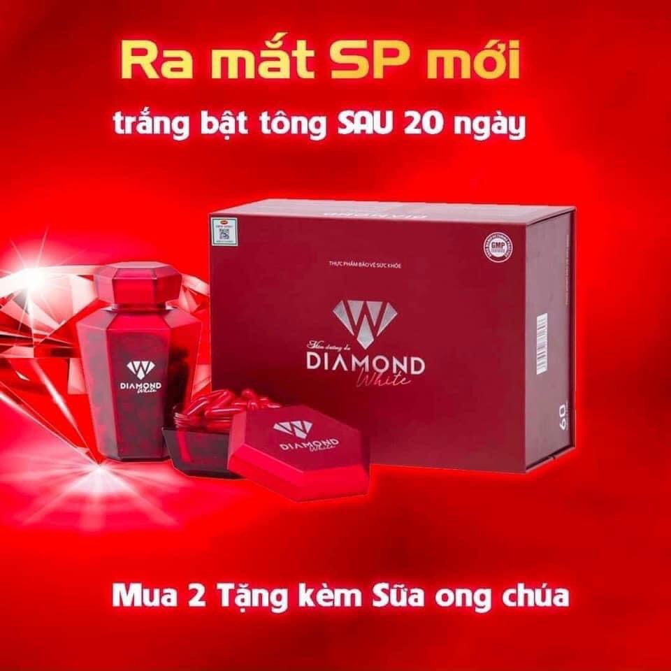 Viên Uống Trắng Da Không Tì Vết Diamond White