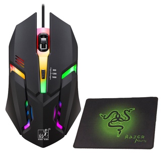 Chuột led đa màu K2 phong cách gamer siêu đẹp