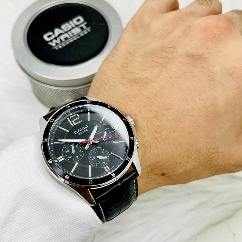 Đồng hồ nam casio Mtp-1374l-1a fullbox chính hãng