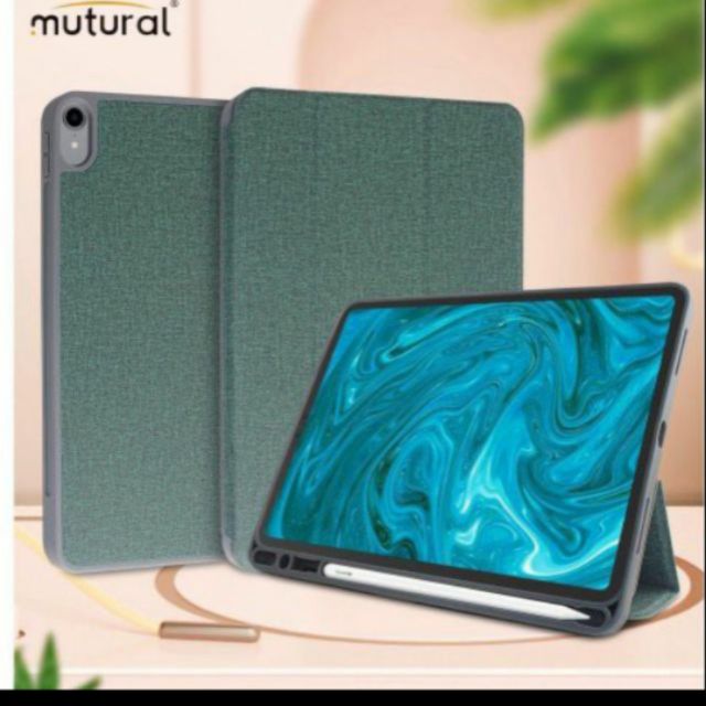 Bao da iPad Pro 11 inch, chính hãng Mutural Yashi (có khay đựng bút)