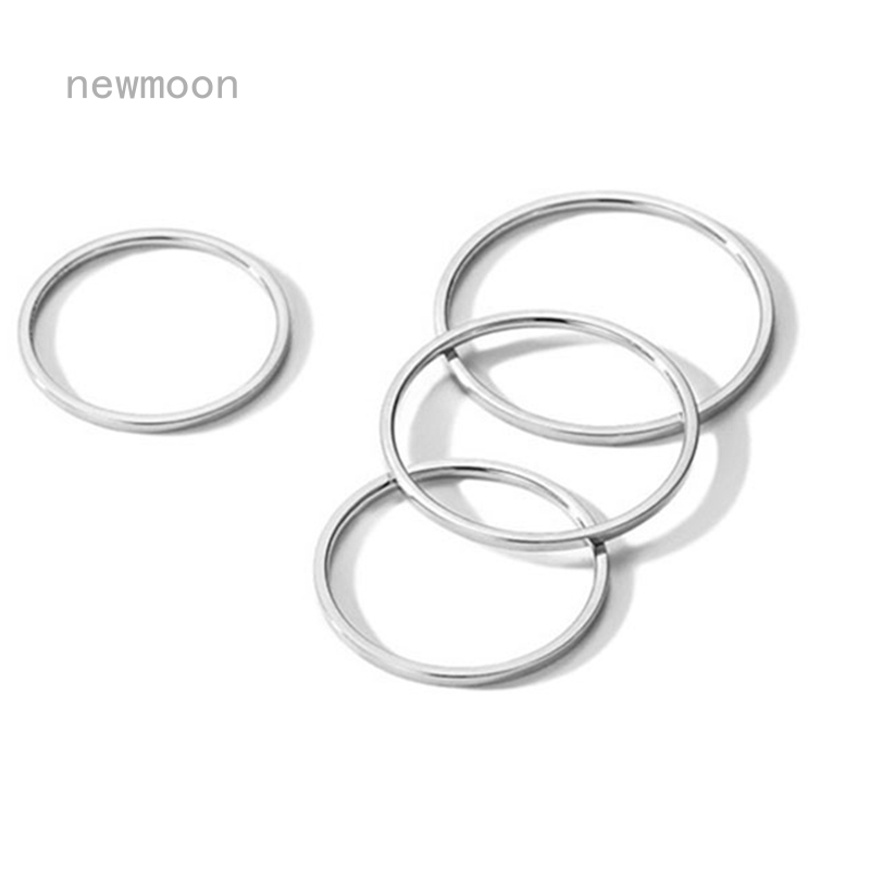 newmoon Nhẫn Thép Không Gỉ Khắc Tên Các Thành Viên Nhóm Bts