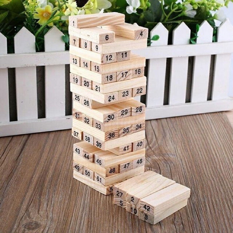 ( GIÁ TỐT NHẤT)BỘ CHƠI RÚT GỖ LOẠI TO 54 THANH