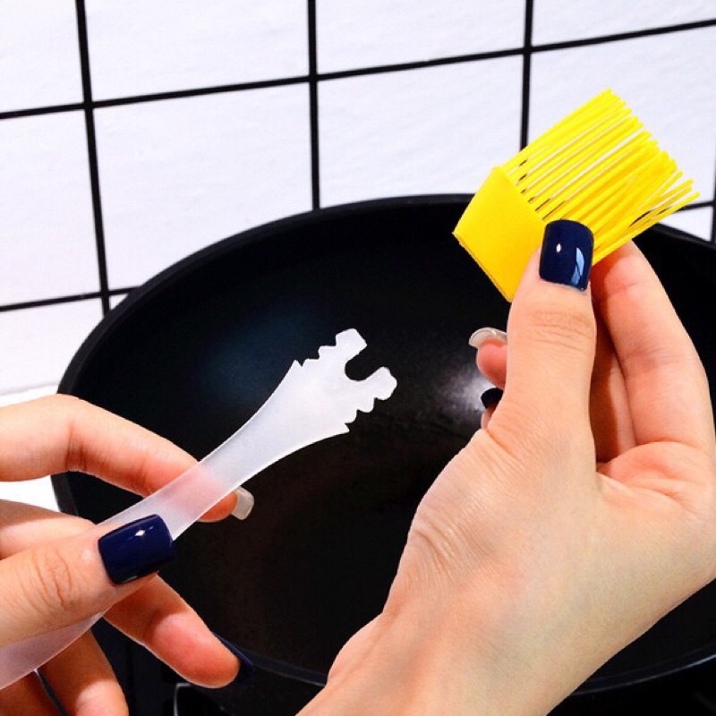 Chổi Quét Dầu, Nước, Siro, quét mặt bánh, Chổi Phết Ướp Gia Vị Silicon Chịu Nhiệt, An Toàn, Tiện Dụng M328