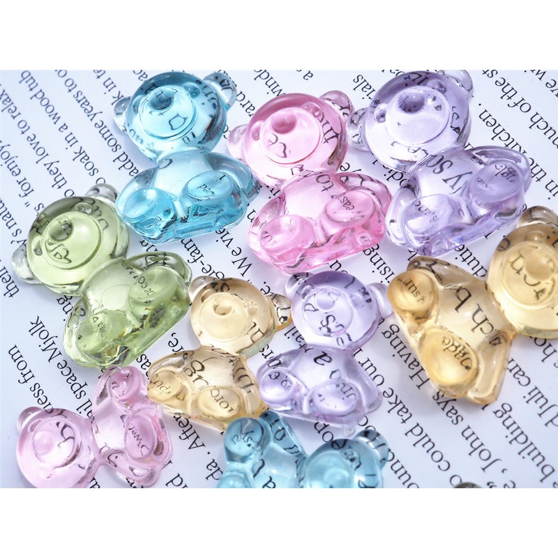 Khuôn Silicon Hình Gấu, Cam, Chai Nước - Tạo Mô Hình Kẹo Dẻo