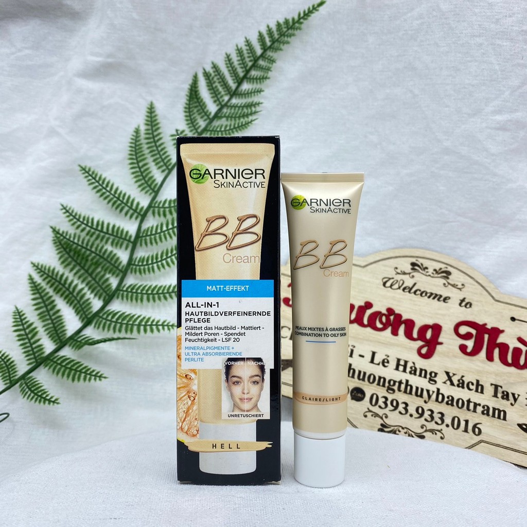 Kem BB GARNIER dành cho da nhờn- hàng nội địa đức 40ml