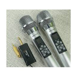 Bộ micro Karaoke không dây Sertong SER-K58