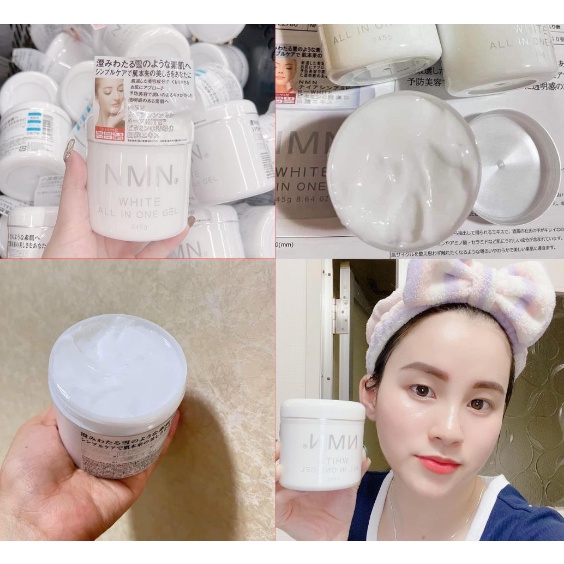 Gel Dưỡng Trắng Da Chống Lão Hóa NMN White All In One Gel 245g Nhật Bản