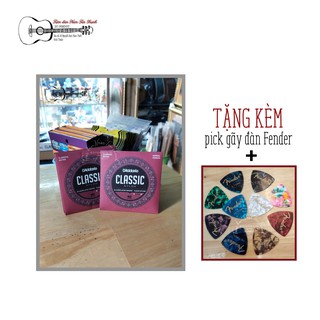 Dây đàn Guitar Classic Daddario EJ27N CHÍNH HÃNG + tặng kèm Pick gãy đàn guitar Fender