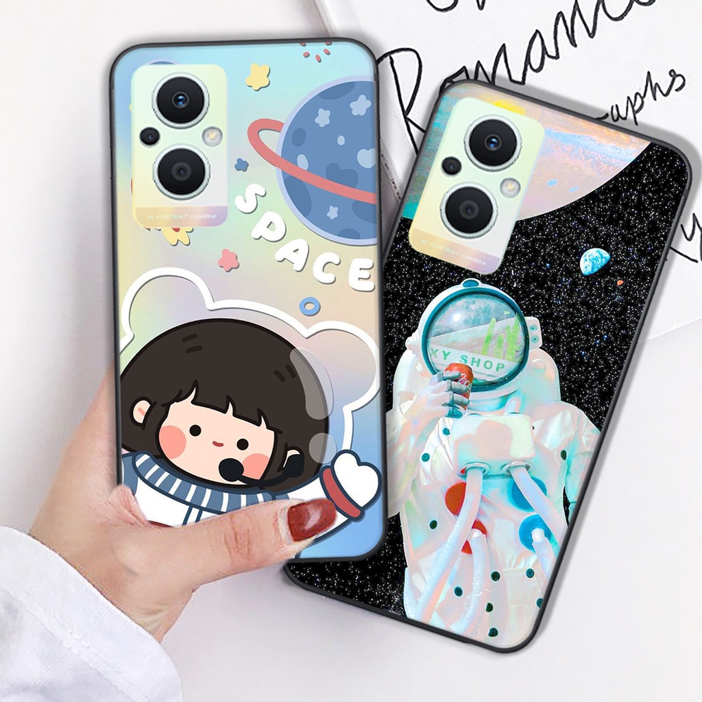 Ốp lưng Oppo Reno 7 5G - Reno 7z 5G ( Reno7 5G - Reno7 Z 5G) mẫu phi hành gia cực đẹp siêu hot hit