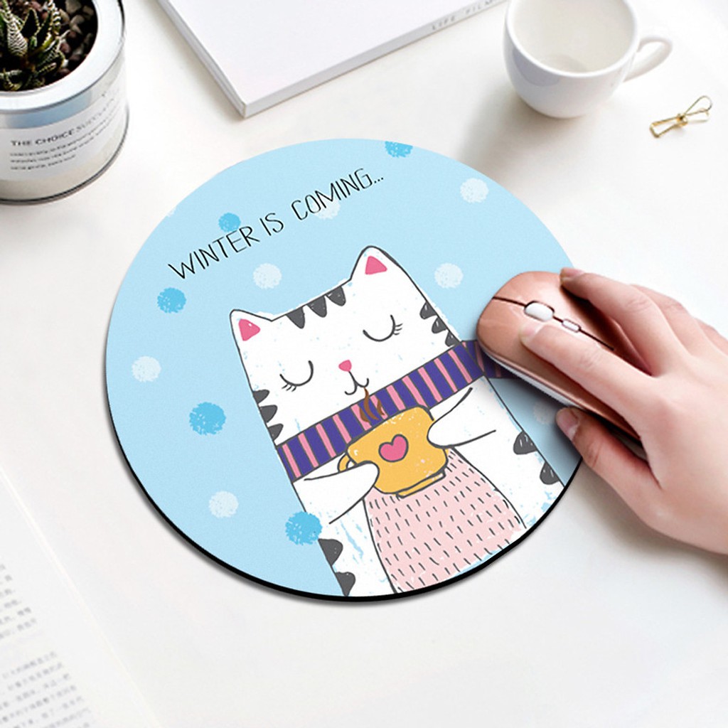 Miếng lót chuột, Bàn di chuột hình tròn 20 x 20cm giá siêu rẻ siêu cute | BigBuy360 - bigbuy360.vn