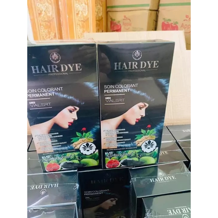 Dầu Gội Phủ Bạc Đen/Nâu Chính Hãng GrapeFruit Hair Dye