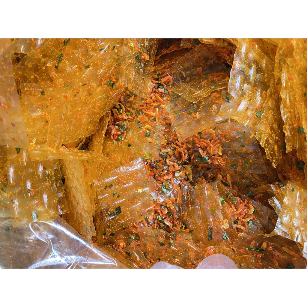 Bánh Tráng SaTế Tôm Lá 500GR - Bánh Tráng Tây Ninh Ăn Liền Thơm Ngon