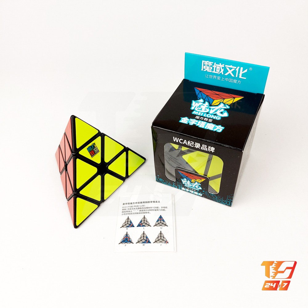 Khối Rubik Pyramid MoYu MeiLong Sticker - Đồ Chơi Rubic Kim Tự Tháp, Hình Chóp Tam Giác Đều