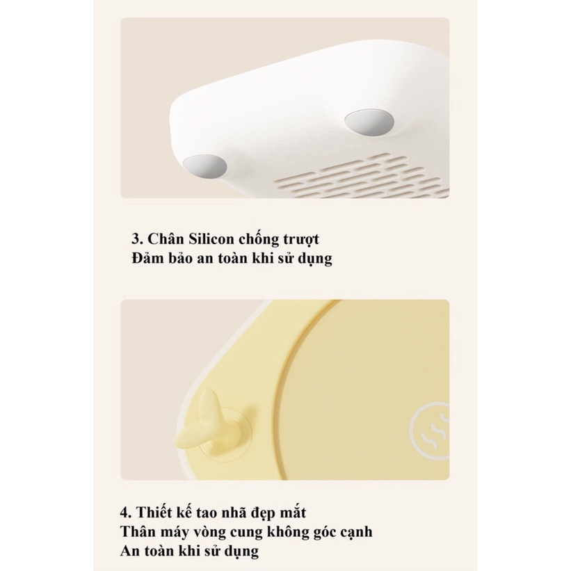 Đế Hâm Nóng Đồ Uống Thông Minh Solove 003G, Đế Giữ Nhiệt Cảm Ứng, Làm Nóng Nhanh, Silicon An Toàn