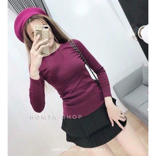 Áo Body Tay Dài Thun Gân