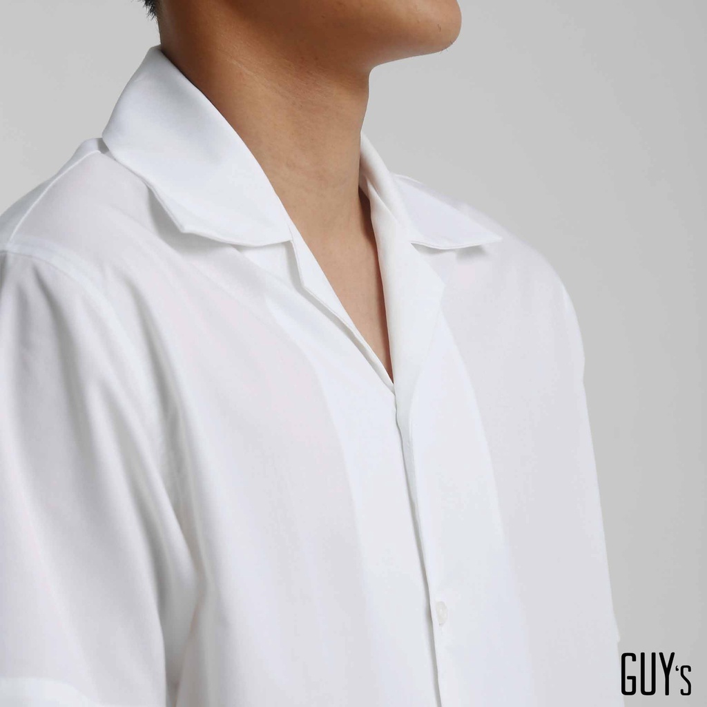 [HÀNG THIẾT KẾ] Áo Sơ Mi Cổ Cuban Henry Cuban Shirt, sơ mi ngắn tay, chất liệu mềm mại, thoáng mát