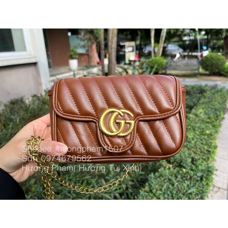 TÚI ĐEO CHÉO MINI G SIZE 18 FULLBOX ẢNH THẬT