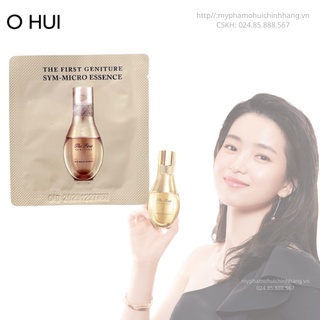 Gói dùng thử Tinh chất cô đặc kéo dài tuổi thọ, cải thiện da lão hoá - OHUI The First Geniture Sym-Micro Essence sample