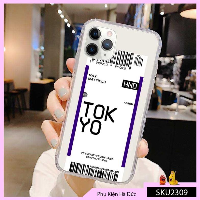 Ốp  iPhone in hinh Vé Máy Bay Tokyo - Akira xưởng in sỉ ốp lưng giá rẻ