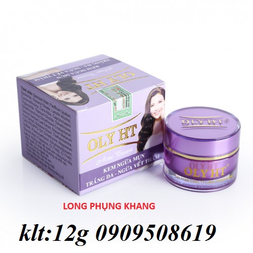 KEM NGỪA MỤN - TRẮNG DA - NGỪA VẾT THÂM OLY HT 12g HÀNG CHÍNH HÃNG