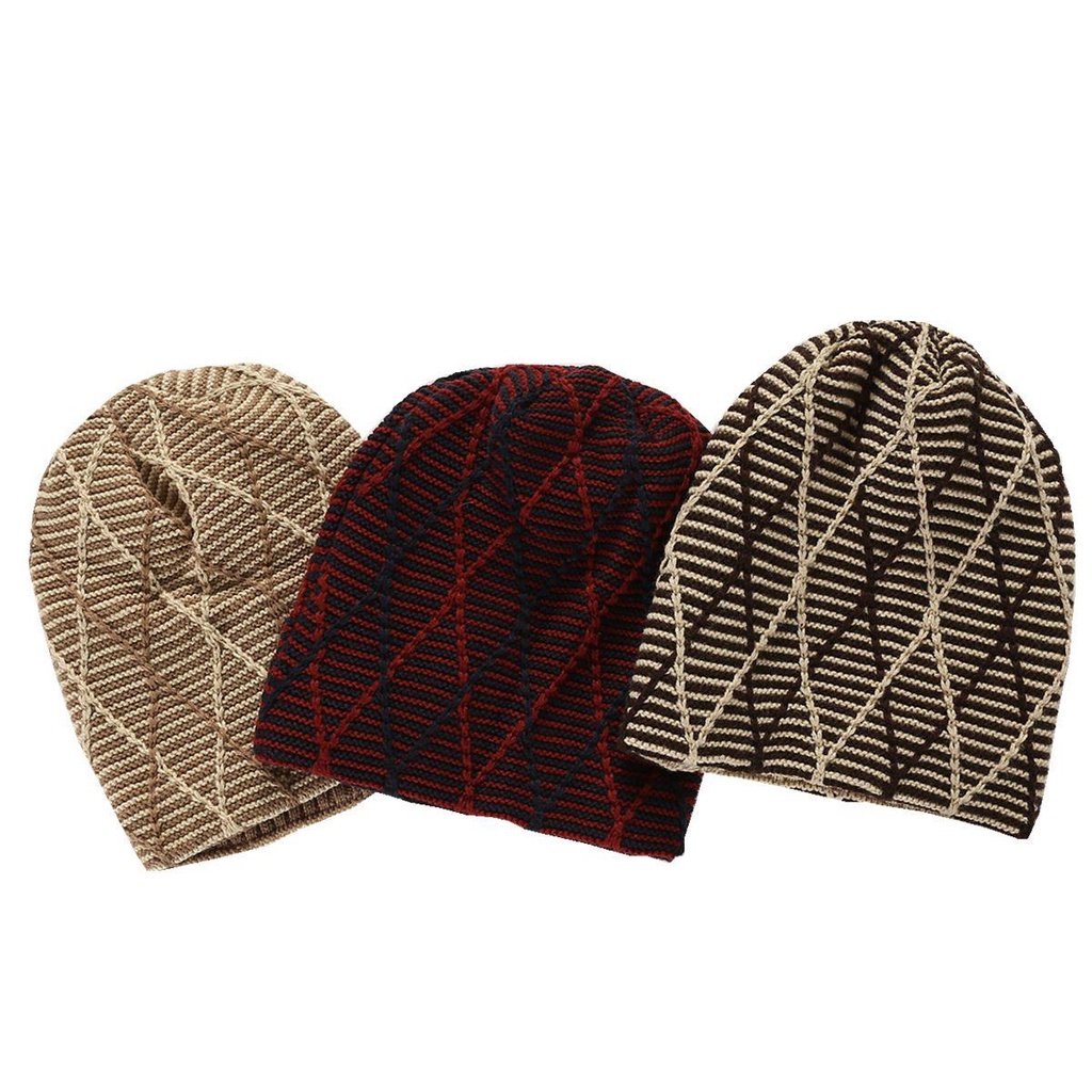 Mũ Beanie Không Vành Giữ Ấm Mùa Đông Cho Nữ