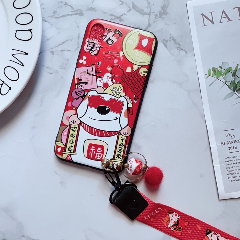 [XẢ KHO]Ốp iphone X/Xs Viền Nhựa Dẻo Hình Tết May Mắn