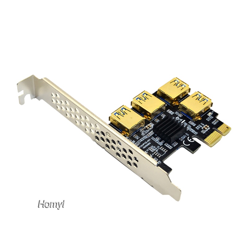 Thẻ Chuyển Đổi Pci-E 1x Sang 4 Pci-E 1x Chuyên Dụng Chất Lượng Cao