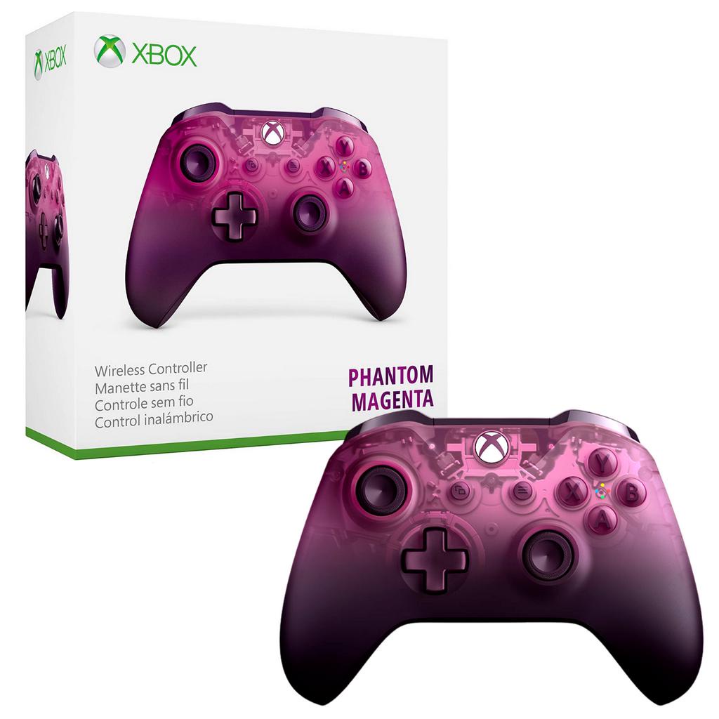 Tay cầm chơi game Xbox One S Phantom Magenta
