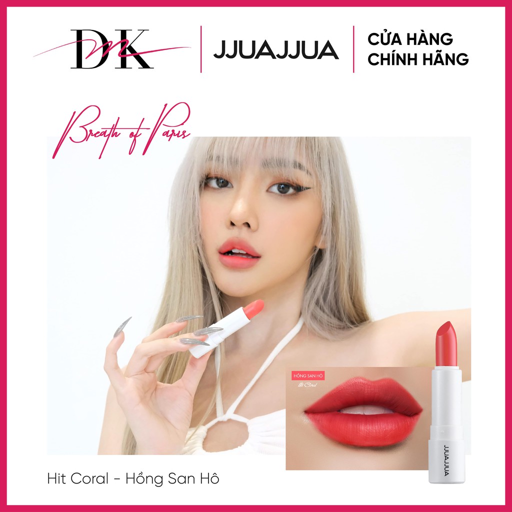 SON THỎI LÌ JJUAJJUA HIT CORAL (HỒNG SAN HÔ) | BigBuy360 - bigbuy360.vn