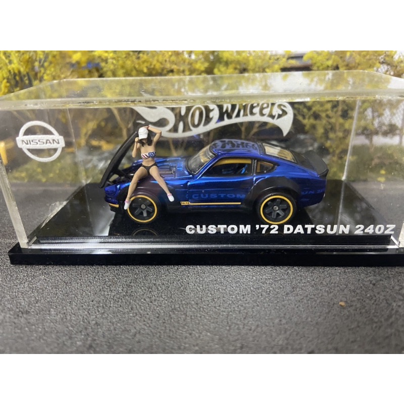 Xe Mô Hình Hot Wheels - RLC Custom ‘72 Datsun 240z XE LOOSE CÒN CARD