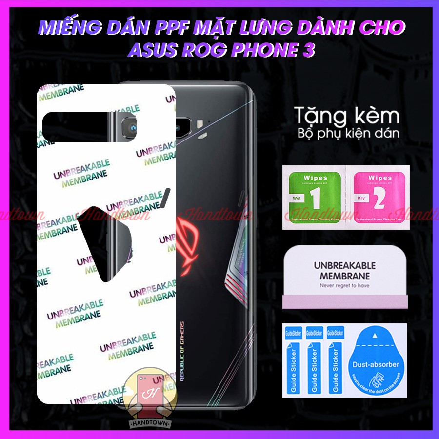 Dán PPF Mặt Lưng Asus ROG Phone 3 ZS661KS ROG Phone 3 Strix Edition CườngLực Dẻo Vân Cá Sấu Hiệu Ứng Cầu Vồng Trong Suốt