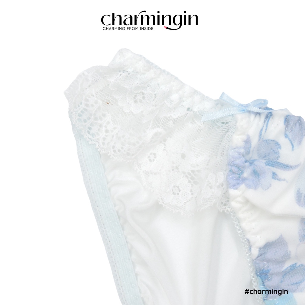 Quần lót cao cấp lưng ren co giãn phối voan hoa thời trang size M, L, LL - QLMF0023