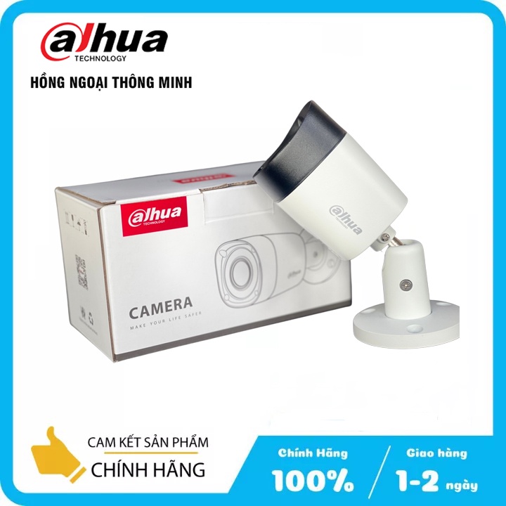 Camera quan sát HDCVI Dahua HAC-HFW1000RMN, Công nghệ hồng ngoại thông minh, Sắc nét, Vỏ kim loại siêu chống nước