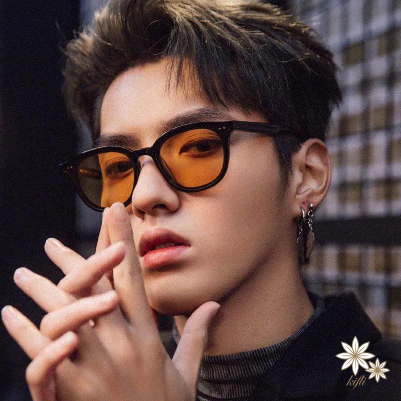 Cổ điển màu nâu Ống kính kính râm cho nam giới phụ nữ uv400 kính bảo vệ mắt kính mát